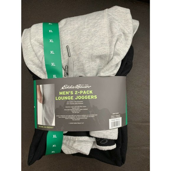 Eddie Bauer Pants New Eddie Bauer Mens 2pack Lounge Joggers Poshmark